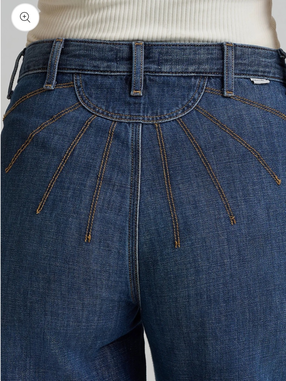 Free People Wrangler Punchy Sunrise Wide Leg